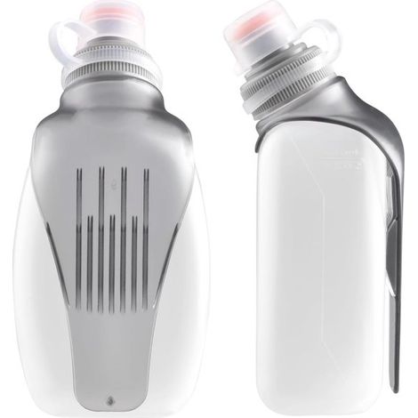 Botella de agua para correr, Botella para beber, Clip rápido, Tapa antipolvo, Libre de BPA, andar en bicicleta y hacer senderismo, 250 ml (1/5)