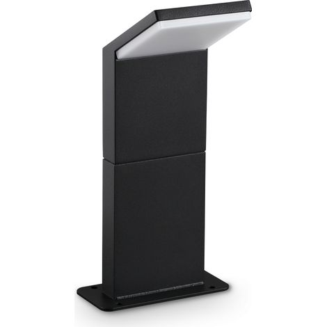 Ideal Lux Lampada da terra Style 1 luce LED integrato IP54 nero alluminio