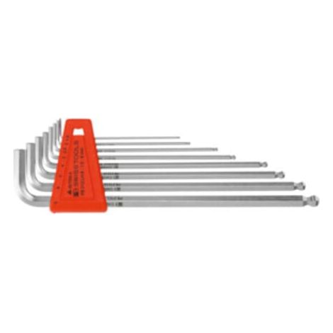 PB Swiss Tools Jeu de clés mâles coudées 6 pans chromée, Nombre de tournevis: 8