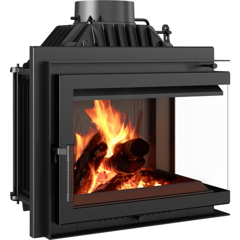 Kamineinsatz Gusseisen KRATKI SIMPLE rechts 8 kW Ø 200 (1/5)