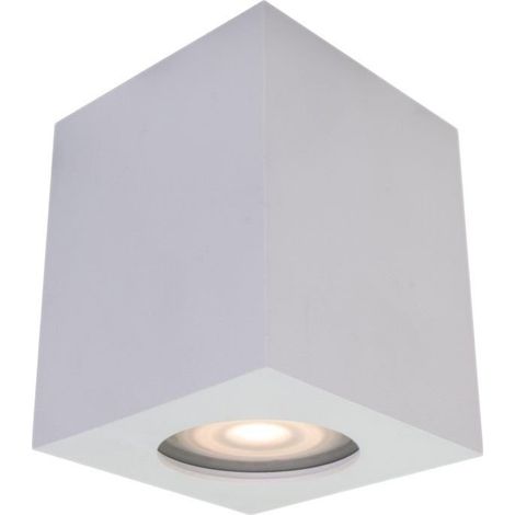 Italux Fabrycio - Modernes oberflächenmontiertes weißes 1 Licht, GU10, IP44