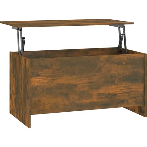 Maison Exclusive - Couchtisch Räuchereiche 102x55,5x52,5 cm Holzw