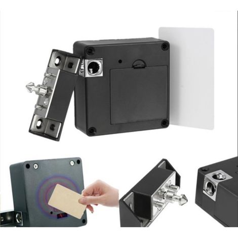 Verstecktes NFC-Elektronikschloss für Schubladen, unsichtbares Schloss für Schränke, kein Bohren erforderlich, für Speisekammer, Geheimfach, Spind, Schuhschrank
