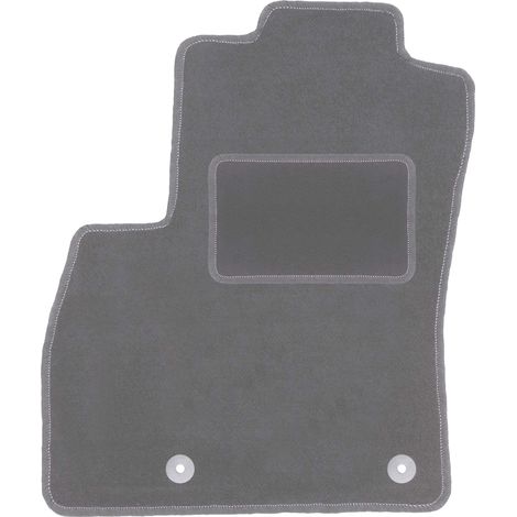 Tapis conducteur en velours pour : Peugeot Bipper kombivan, Tepee (2007-2017) graphite