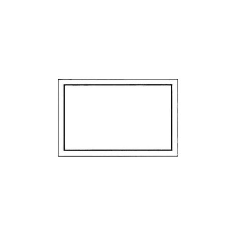 Panneau 250x150mm blanc- noir