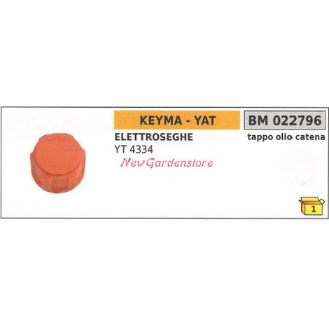 Tapón de aceite para motosierra KEYMA YT 4334 022796