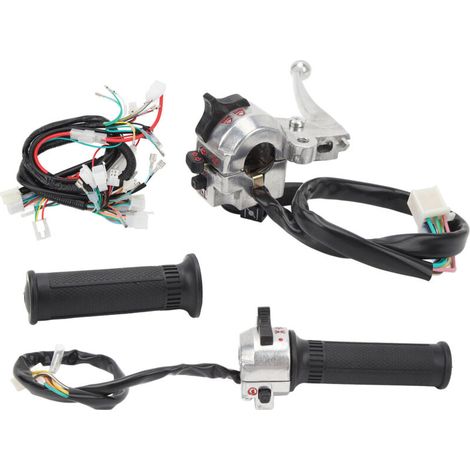 Kit cablaggio motore, 4 pezzi, interruttore di comando manubrio da 22 mm, cablaggio di ricambio per Monkey Z50 50cc Z50 Z50, replica STYLE (1/5)