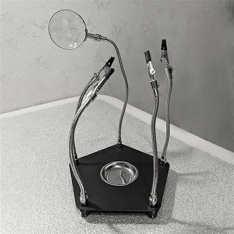 Support de soudage de table avec loupe à pince pour soudure de circuits imprimés (1/5)