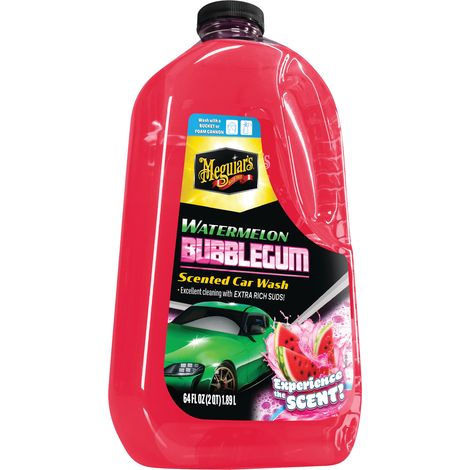 Meguiar’s® Shampooing Bubblegum – Senteur Pastèque, 1.89l BT, 6/CV