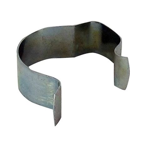 Serre Gaine En Acier Chromé Pour Tube De Mancheron ø: 22mm.
