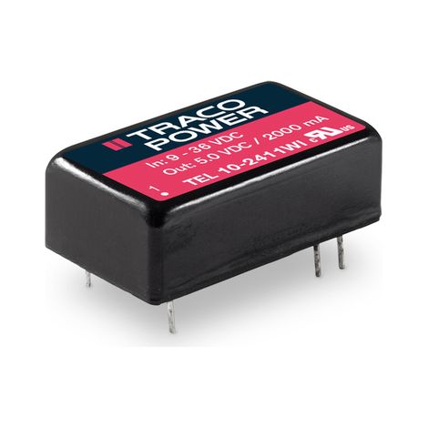 Convertitore dc/dc Tracopower tel 10-2413wi 10W 24V DC