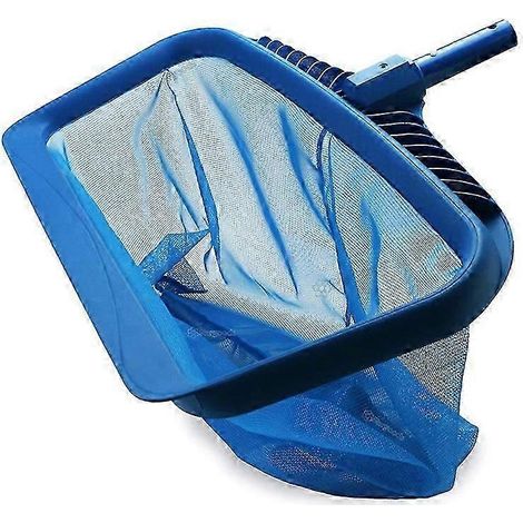 Le filet de piscine, avec son épuisette, est composé d'une armature en plastique robuste et durable et est fourni avec un filet de nettoyage. Il convient aux piscines, bassins, fontaines, etc. (1/3)
