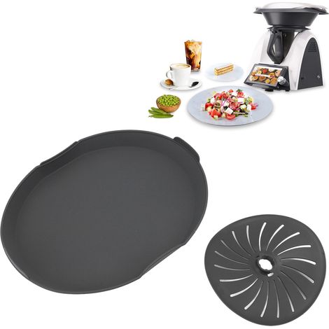 Kompatibel mit den Vorwerk Thermomix TM5, TM6 und TM31 Geräten. Leicht zu reinigen, einfach zu installieren, mikrowellengeeignet, hitzebeständige Silikonschale mit Klingenschutz. (1/5)
