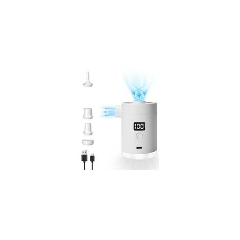 Pompe À Air Électrique avec Batterie : Batterie Rechargeable 4000mAh Gonflage Et Dégonflage Léger Ultra Rapide Mini Pompe À Air Électrique Portable (1/5)