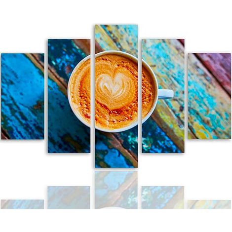 Tableau 2 cafés - 150 x 100 cm (1/5)