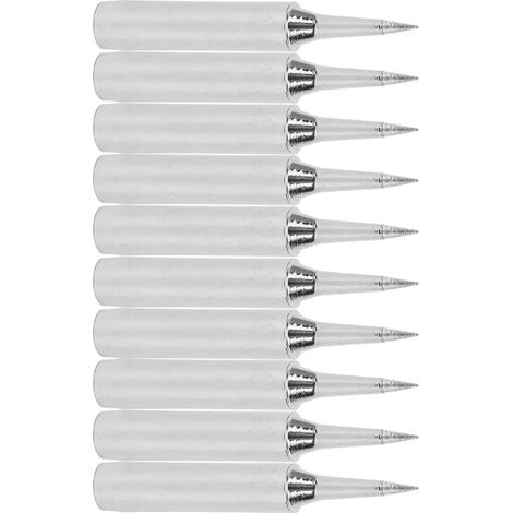 10Pointes de fer à souder sans plomb 900M-T-I, lot de 10, accessoires de remplacement pour station de soudage, embouts de rechange, compatible fer à souder professionnel (1/5)