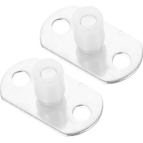 2 pièces guide de sol pour porte de grange coulissante, inox (1/5)