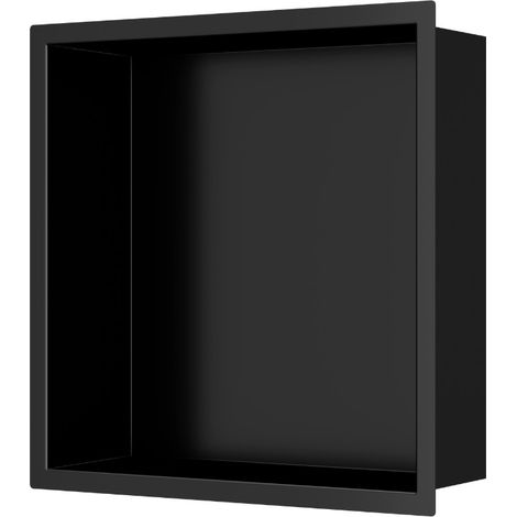 Swiss Aqua Technologies Aurum Nicchia per doccia da incasso, acciaio inox 304, 30x30x10cm, nero opaco (SATAURN3030MB) (1/3)