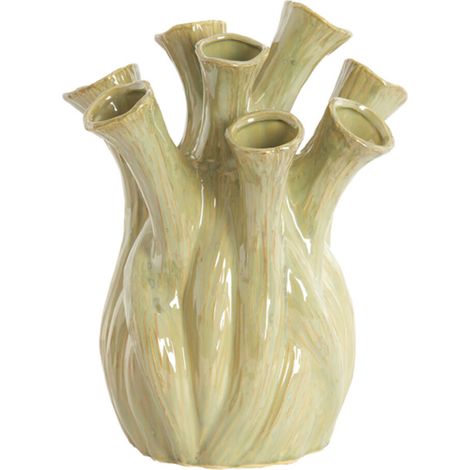Keramikvase Olivgrün Light & Living Ø28,5x34,5 cm