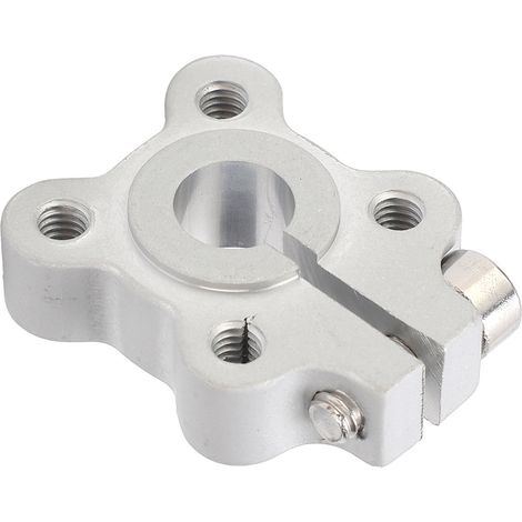 Pince d'arbre ronde M4, moyeu de fixation 8mm, vis de serrage, accessoires robotique 3301-0016-0008, collier de montage. (1/5)