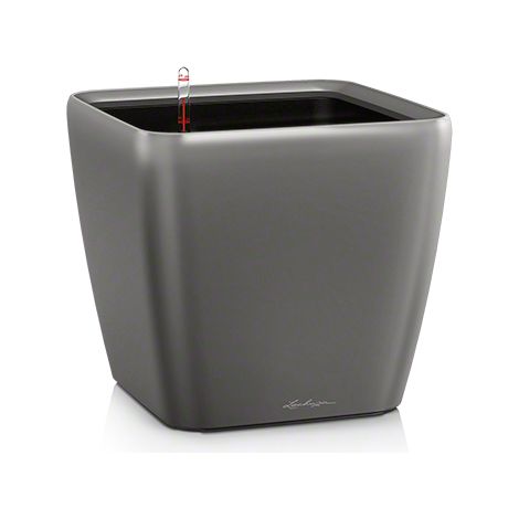 LECHUZA QUADRO Premium LS 21 Komplettset anthrazit metallic