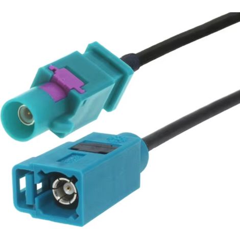 Pigtail Fakra Z-Stecker / Fakra Z-Buchse RG174 6m