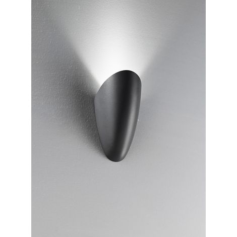 NAUTILUS Applique LED 13W 800LM 3000K alluminio colore grafite interni/esterni (1/2)