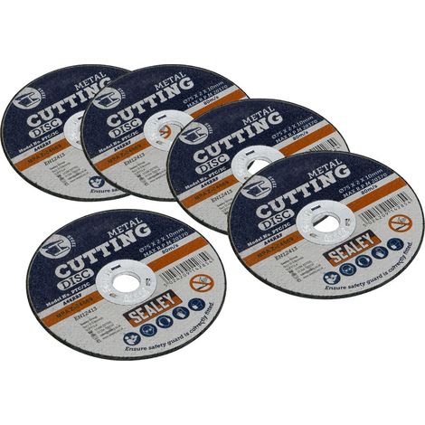 Sealey Cutting Disc �75 x 2mm �10mm Bore Pack of 5 PTC/3C5