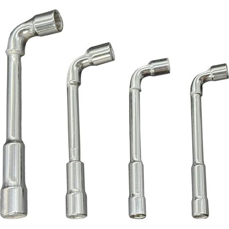 4pcs cle a pipe 6 pans 7mm 8mm 10mm 13mm, clé à pipe, clé a pipe, clef a pipe CRV acier au chrome vanadium