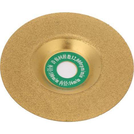 100mm gold bowl diamond grinding disc for stone, quartz and granite (1/5)