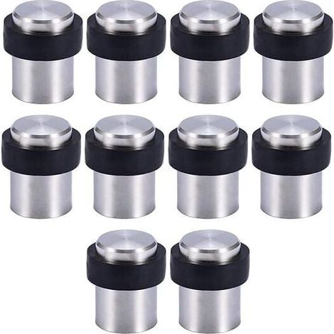 Butées de porte au sol en acier inoxydable, hauteur 4,5 cm, 10 pièces au total (1/4)