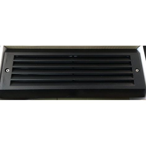 E8076 Wasserdichte Außeneinbauleuchte Halogen IP65 SCHWARZ