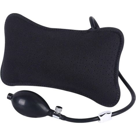 Coussin lombaire gonflable. ferme et respirant pour les voyages. coussin de soutien dorsal en mousse pour voitures. canapés et chaises. (1/5)