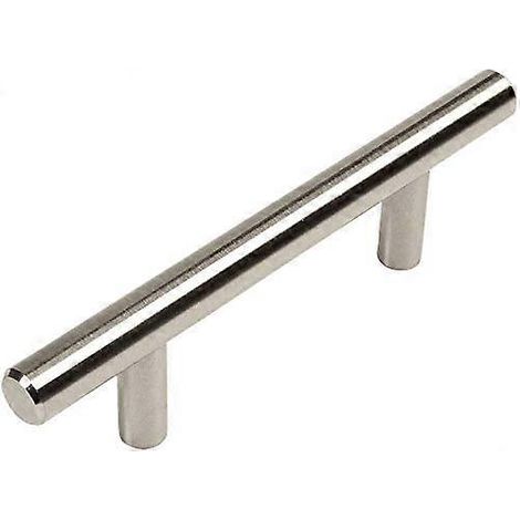 Möbelgriffe im europäischen Stil 3053.5SN in satiniertem Nickel, 10er-Pack, 89 mm (3-1/2 Zoll) Mittenabstand, 149 mm (5-7/8 Zoll) Länge. (1/2)