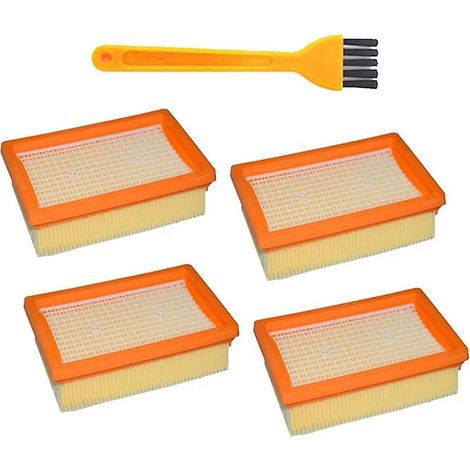 Filtre HEPA pour aspirateurs eau et poussière MV4, MV5, MV6, WD4, WD5 et WD6 - Pièces de rechange 2.863-005.0 HEPA F (1/5)