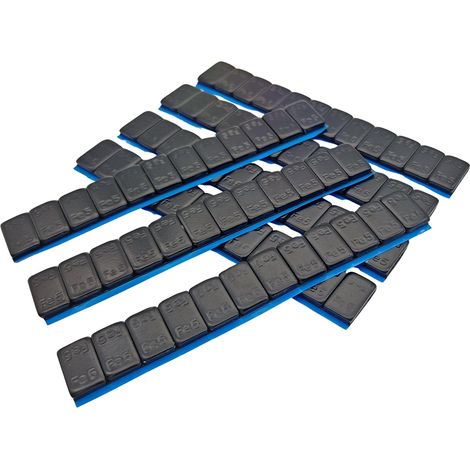420 g Ausgleichsgewicht, schwarz kunststoffbeschichteter Stahlgewichtsstab, 7 x 60 g (1/3)