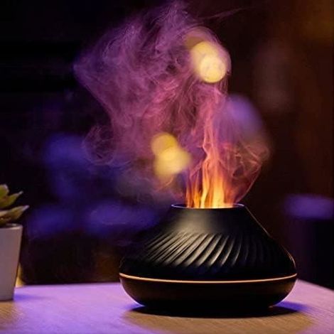 Diffuseur d'Huiles Essentielles Humidificateur 7 Couleurs pour Maison Yoga Chambre (1/4)