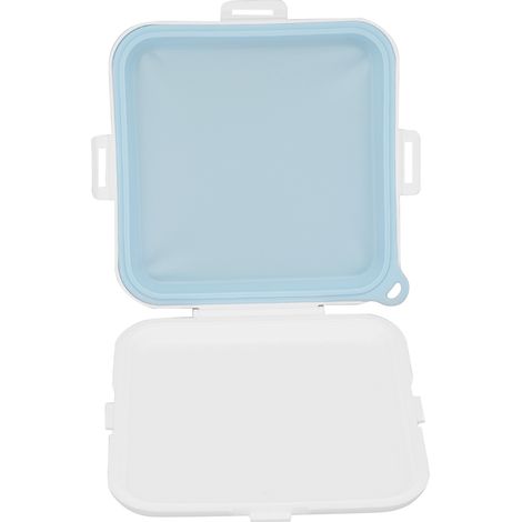 Boîte de rangement pour sandwichs portable, contenant à sandwich pour déjeuner étudiants employés bureau travail pique-nique sortie bleu (1/5)