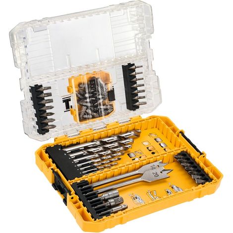 Dewalt DT70757-QZ Metal & Wood Drill Drive Set in Case (55 Piece) (1/2)