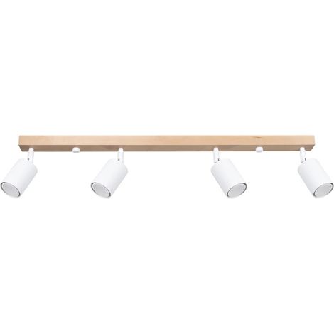 Regleta Elluae blanco, 4 luces (1/5)