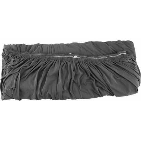 Polyester 3+2-Sitzer Ecksofabezug L-Form Schonbezug Heimmöbelschutz (Grau) (1/5)
