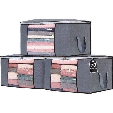 Online Store - Sac de Rangement Vêtements en épais Non-tissé Sac de Rangement sous lit pour Couette Édredons Couvertures Oreillers Jouets (1/5)