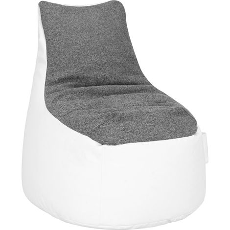 Mömax Sitzsack Cortona in Grau/Weiß (1/4)