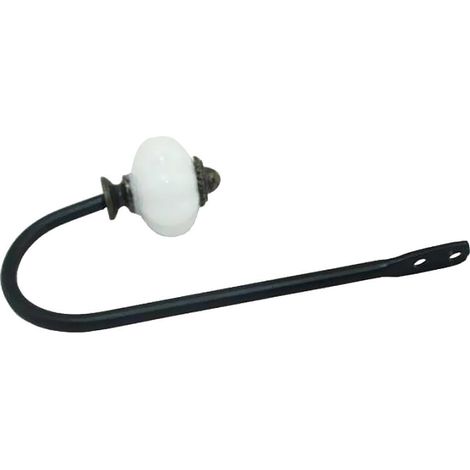 style européen tête céramique porte mur crochets support clé serviette manteau cintre (1/5)