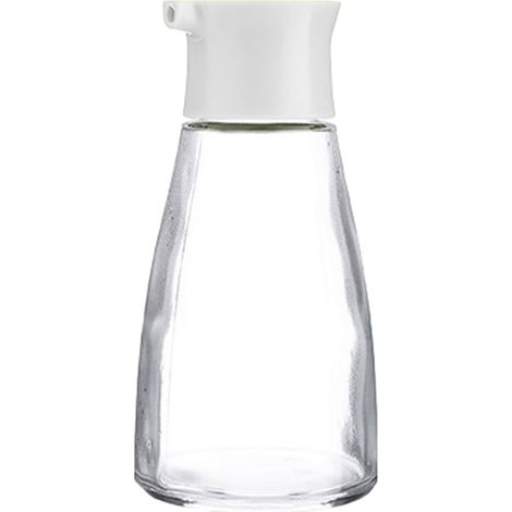Bouteille Distributeur Huile Vinaigre Sauce - Verre Transparent Étanche Avec Couvercle Créatif - Pour Cuisine Barbecue Table Familiale - Lot de 3 (1/5)