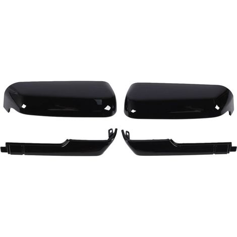1 paio di coperture per specchietti retrovisori da traino 84468910 Nero lucido, antigraffio, con fissaggio a clip nella parte superiore e laterale, per modelli 2500HD e 3500HD dal 2020 al 2023 (1/4)