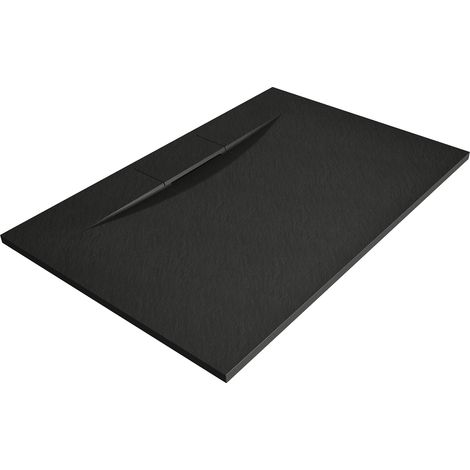 Mexen Egon rechteckige Duschwanne SMC 140 x 90 cm, schwarz - 4R709014 (1/5)
