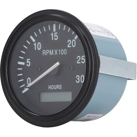 Compteur numérique Tacho DC 10-32V, tachymètre 0-3000 tr/min pour groupes électrogènes, afficheur digital d'heures, compatible 3049555 (1/5)