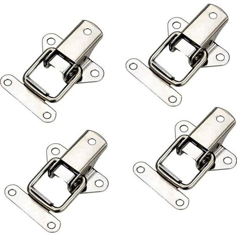 Fermoir papillon en acier inoxydable 304 poli, lot de 4 (1/5)