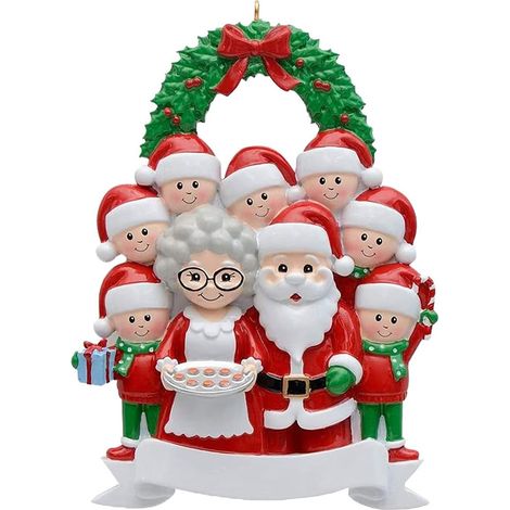 Ornement Renne - Décoration Arbre De Noël Personnalisable - En Résine Poly - Pour Intérieur - Lot De 1 Pièce (1/2)